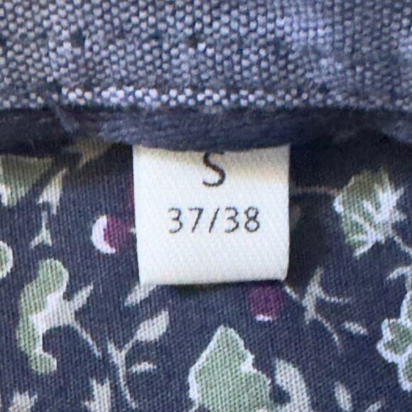 BRAX FEEL GOOD HAROLD NATURAL FLEX BUTTON‎ FRONT SHIRT IN BLUE MEN'S S 37/38 - Picture 10 of 14